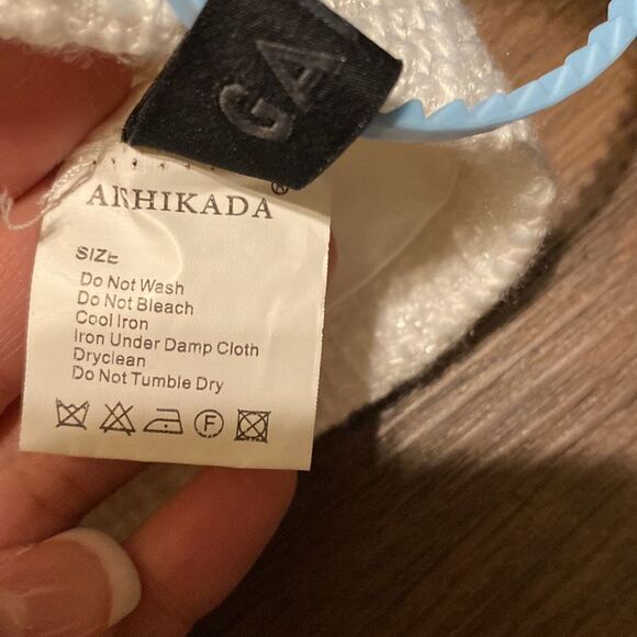 Gabby White Collard Tweed Long Sleeve Dress - Picture 6 of 10